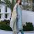 Silk blend kurta with bottom dupatta