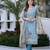 Silk blend kurta with bottom dupatta