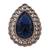 Attractive oval shape gold plated adjustable finger ring for women and girls