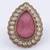 Beautiful oval shape gold plated adjustable finger ring for women and girls