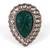 Brilliant oval shape gold plated adjustable finger ring for women and girls