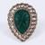 Brilliant oval shape gold plated adjustable finger ring for women and girls