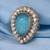 Charming oval shape gold plated adjustable finger ring for women and girls