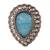 Charming oval shape gold plated adjustable finger ring for women and girls