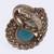 Charming oval shape gold plated adjustable finger ring for women and girls
