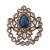 Classy oval shape gold plated adjustable finger ring for women and girls