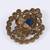 Classy oval shape gold plated adjustable finger ring for women and girls