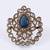 Common oval shape gold plated adjustable finger ring for women and girls