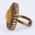 Common oval shape gold plated adjustable finger ring for women and girls