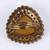 Common oval shape gold plated adjustable finger ring for women and girls