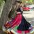 multicolor muslin cotton navratri special lehenga choli