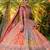 orange muslin cotton navratri special lehenga choli