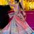 orange muslin cotton navratri special lehenga choli
