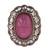 Delightful round shape gold plated adjustable finger ring for women and girls