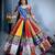 multicolor muslin cotton navratri special lehenga choli