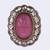 Delightful round shape gold plated adjustable finger ring for women and girls
