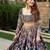 navy_blue muslin cotton navratri special lehenga choli