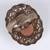Designer round shape gold plated adjustable finger ring for women and girls