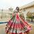 multicolor muslin cotton navratri special lehenga choli