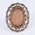 Designer round shape gold plated adjustable finger ring for women and girls