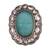 Desirable round shape gold plated adjustable finger ring for women and girls