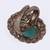 Desirable round shape gold plated adjustable finger ring for women and girls