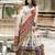 white muslin cotton navratri special lehenga choli
