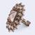 Elegant square and oval shape gold plated adjustable finger ring for women and girls