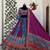blue muslin cotton navratri special lehenga choli