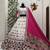 white muslin cotton navratri special lehenga choli