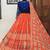 orange silk navratri special lehenga choli