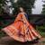 orange silk navratri special lehenga choli