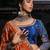 orange silk navratri special lehenga choli