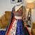 multicolor silk navratri special lehenga choli