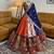 multicolor silk navratri special lehenga choli
