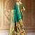 Green woven paithani silk saree – designer broad border wedding wear with blouse
