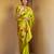 Lime green woven paithani silk saree – designer broad border wedding wear with blouse