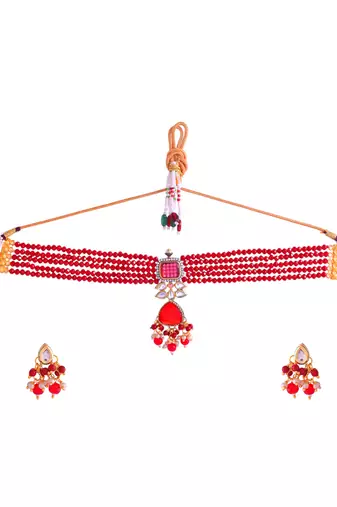 traditional necklace & earrings for women