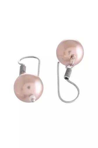 pearl necklace & earring set fo women