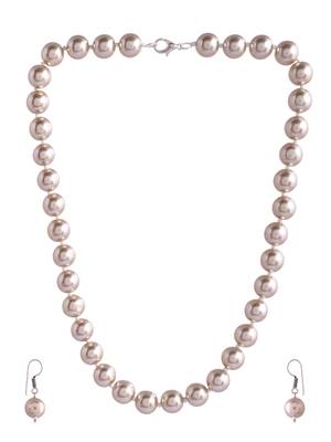 pearl necklace & earring set fo women 5
