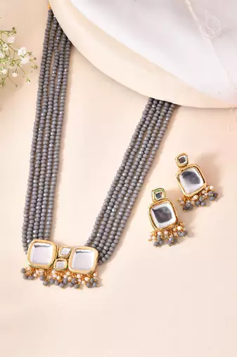 kundan necklace set for women