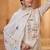 Off white cotton mirror & thread work suits
