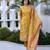Silk blend kurta with bottom dupatta