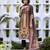 Silk blend kurta with bottom dupatta