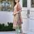 Silk blend kurta with bottom dupatta