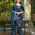 Rayon kurta with bottom organza butti dupatta