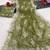 green shimmer silk blend sequin embroidered saree with blouse