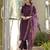 Roman with mandarin collar party wear kurti set