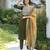 Viscos-rayon with embroidered work party wear kurti set