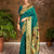 Green traditional paithani silk saree with zari detailing – party & wedding wear with blouse